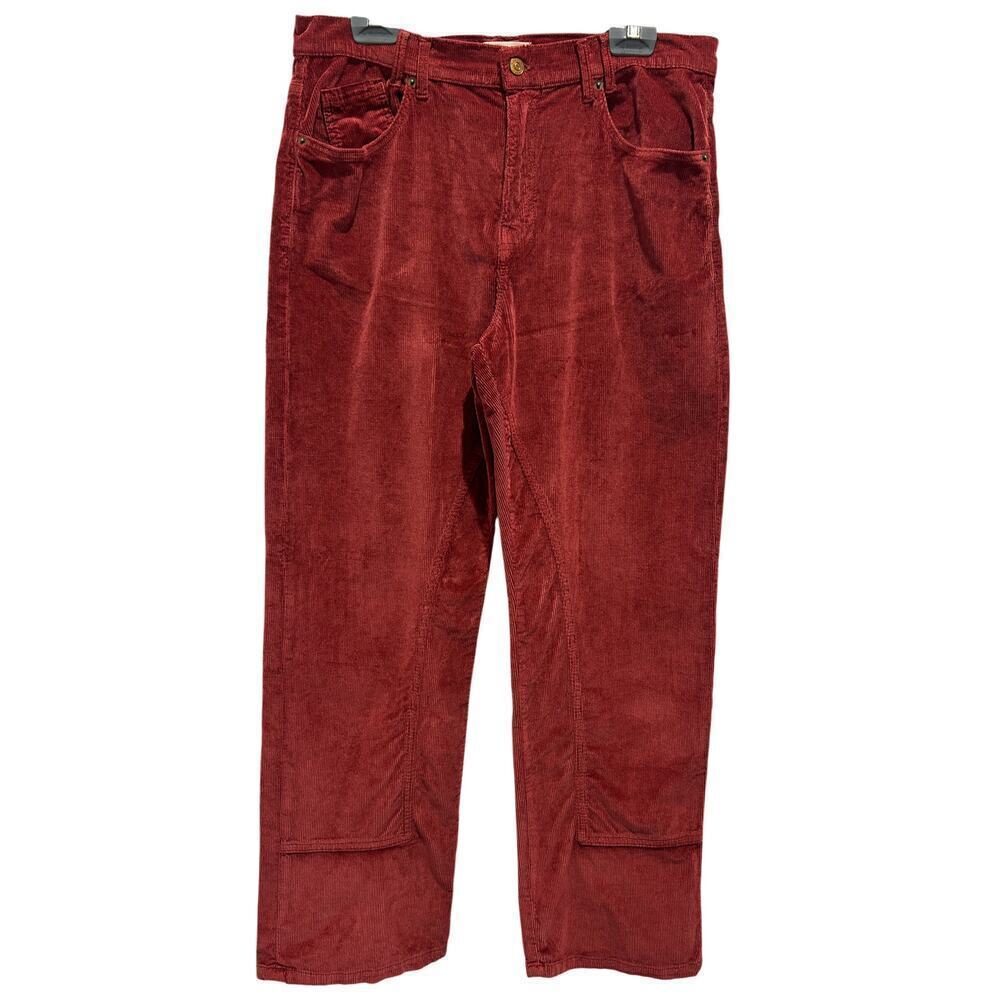 WE THE FREE Risk Taker High Rise Straight Corduroy Women’s Pants Size 32